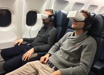 XL Airways teste le nouveau système de divertissement auprès de ses passagers depuis plusieurs semaines - Photo : XL Airways et Skylights XL Airways teste le nouveau système de divertissement auprès de ses passagers depuis plusieurs semaines - Photo : XL Airways et Skylights