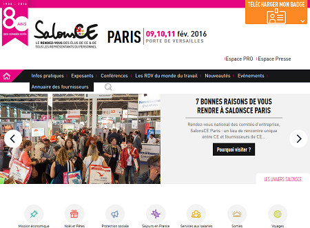 SalonsCE Paris ouvrira ses portes du 9 au 11 février