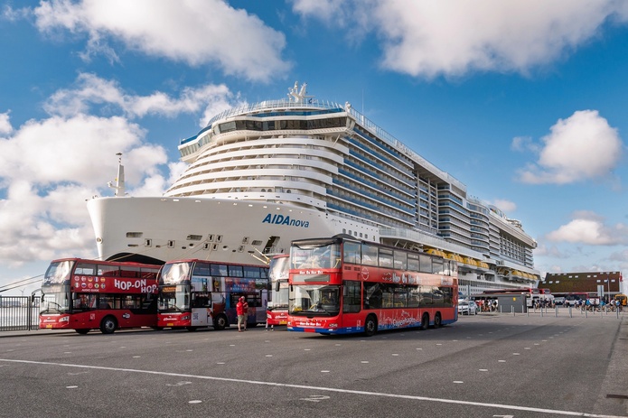 L'AidaNova est le premier paquebot à avoir bénéficier du branchement à quai à Copenhague @DepositPhotos.Com - Tasfoto