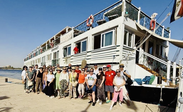 Dahabeya Égypte fait voguer 17 agents de voyages sur le Nil - Photo : @Dahabeya Égypte