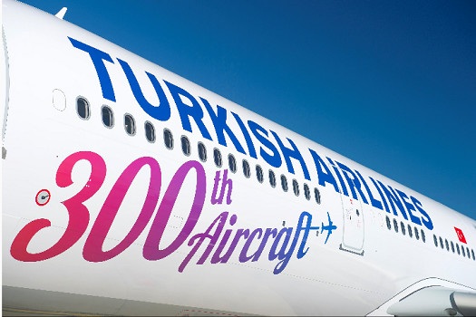 Le 300e avion de la flotte de Turkish Airlines - Photo : Airbus S.A.S. 2016-MasterFilms/A. Doumenjou