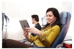 Les passagers de Delta Air Lines peuvent désormais profiter du W-Fi pour se connecter à Internet pendant les vols transatlantiques - Photo : Delta Air Lines