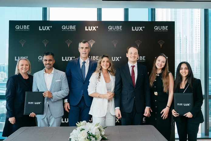 Olivier Chavy, CEO de The Lux Collective et Egor Molchanov, CEO de QUBE Development - Photo Lux QUBE Development Olivier Chavy, CEO de The Lux Collective et Egor Molchanov, CEO de QUBE Development - Photo Lux QUBE Development