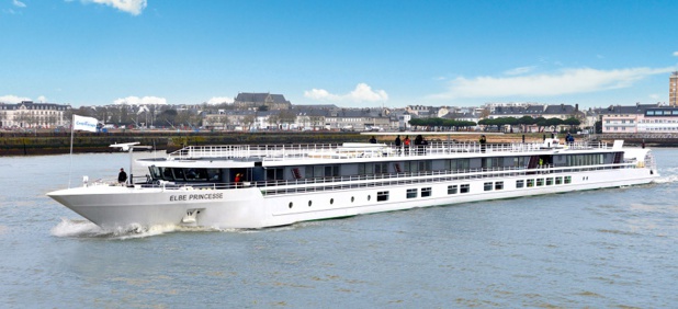 Le MS Elbe Princesse pourra accueillir jusqu'à 80 passagers dans ses 40 cabines - Photo : CroisiEurope