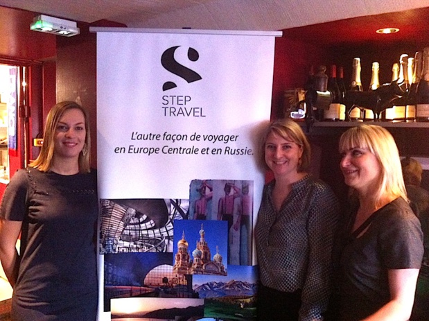 L'équipe de Step Travel : Audrey Picquot qui vient de rejoindre les deux fondatrices Blandine Vignals et Géraldine Chachourine - DR : LAC
