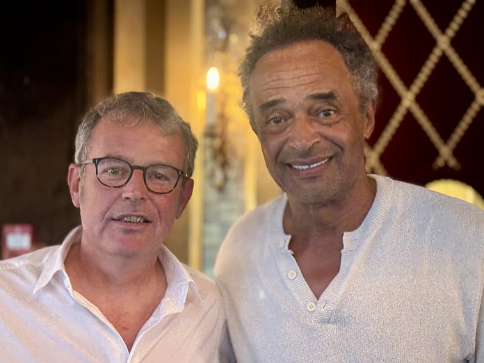 Germain Lelarge et Yannick Noah /crédit JDL Germain Lelarge et Yannick Noah /crédit JDL