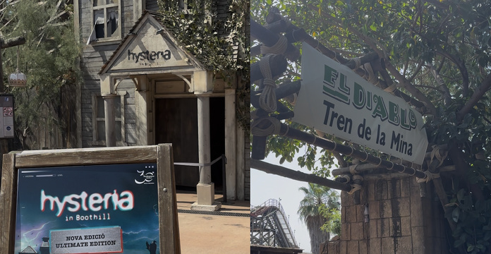 "El Diablo Neo" et "Hysteria in Boothill", deux attractions revisitées - Photo : Amelia Brille "El Diablo Neo" et "Hysteria in Boothill", deux attractions revisitées - Photo : Amelia Brille