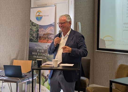 René-Marc Chikli ce jour au forum du SETO à Deauville - photo RP René-Marc Chikli ce jour au forum du SETO à Deauville - photo RP