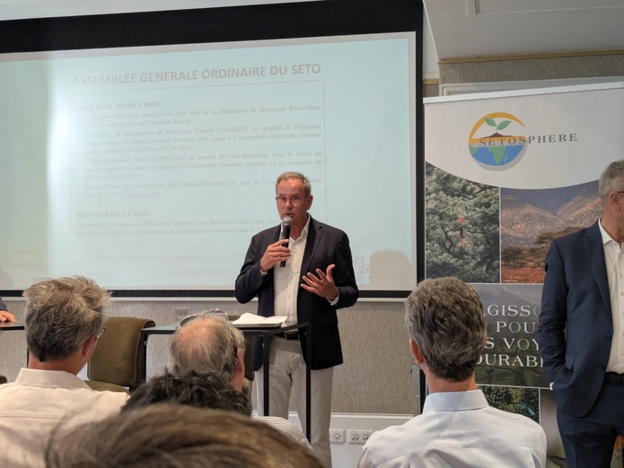 Patrice Caradec le nouveau président du SETO - Photo RP Patrice Caradec le nouveau président du SETO - Photo RP