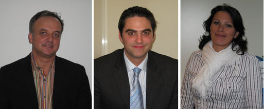 De gauche à droite : Lucien Caruso, Romain Rortais et Alexandra Mazurier De gauche à droite : Lucien Caruso, Romain Rortais et Alexandra Mazurier