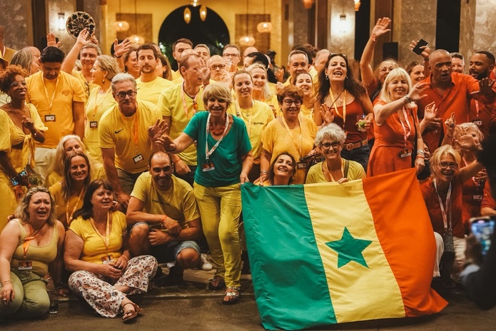 Les participants de la convention CEDIV qui se déroule au Sénégal, au centre Adriana Minchella - Photo CEDIV