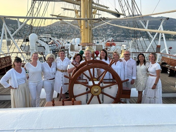 Kuoni réunit ses équipes à bord du Royal Clipper - Photo : @Star Clippers Kuoni réunit ses équipes à bord du Royal Clipper - Photo : @Star Clippers