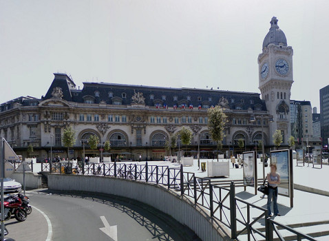 Un accident de personne a entraîné l'interruption du trafic à la Gare de Lyon, à Paris - DR : Google Street View