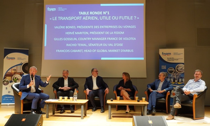 Invitée avec d’autres acteurs du secteur, Valérie Boned a déclaré : « L’avion est un besoin. Pas un caprice » - Photo : C. Hardin