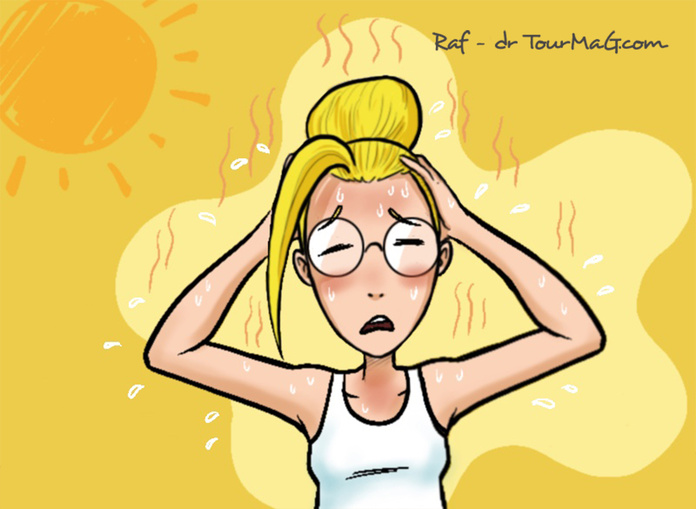 Léa : les agences en stress thermique, chaud devant, ça décroche ! - Dessin RAF