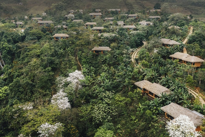 Easia Travel a ouvert un hôtel pendant le covid, à Mai Chau, au Viêt-Nam. @Avana Retreat