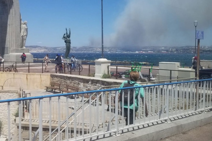 Incendie : l'aéroport de Marseille - Provence fermé - Photo RT