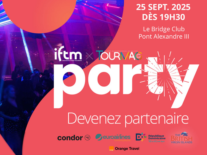 Devenez partenaire de la soirée IFTM TourMaG - Photo : © IFTM - TourMaG Devenez partenaire de la soirée IFTM TourMaG - Photo : © IFTM - TourMaG