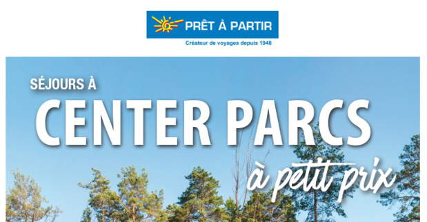 Center Parcs : réduction de 40 % dans le réseau Prêt à Partir