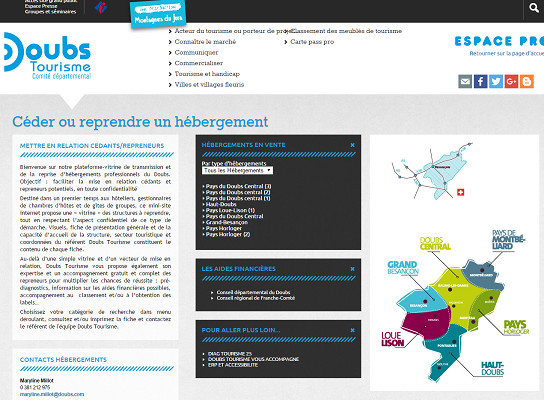 Doubs Tourisme lance un site pour favoriser les ventes d'hébergements touristiques