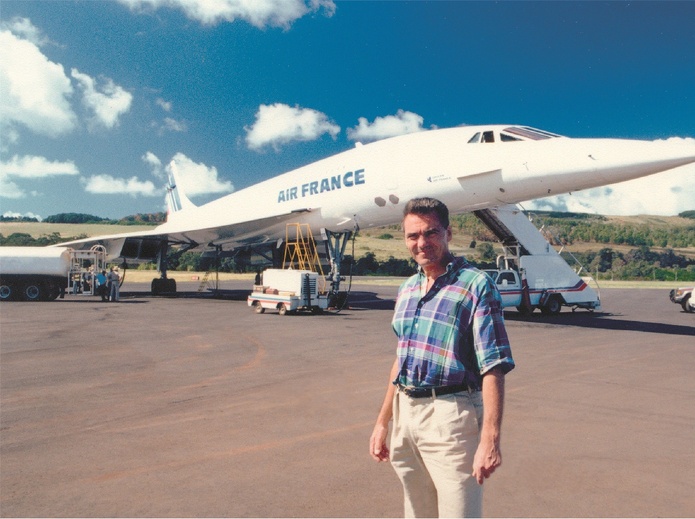 Comme il ne manquait pas d'audace, Jean-Maurice Ravon a réussi, en 1987, à affréter un Concorde pour un premier tour du monde aérien - Photo : TMR Comme il ne manquait pas d'audace, Jean-Maurice Ravon a réussi, en 1987, à affréter un Concorde pour un premier tour du monde aérien - Photo : TMR