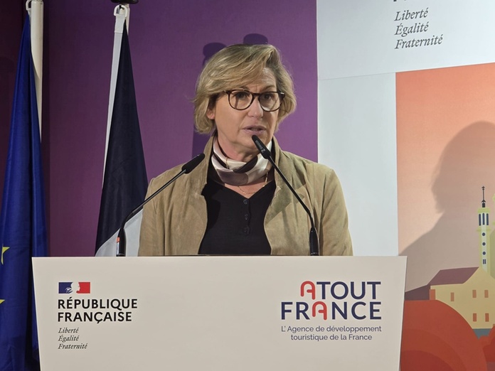 Nathalie Delattre, ministre déléguée en charge du Tourisme, a annoncé que le conseil d’administration d’Atout France serait consulté en vue de la nomination d’Adam Oubuih au poste de directeur général du GIE. - Photo CE
