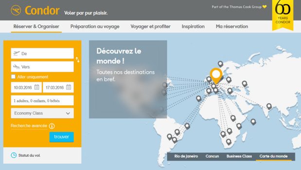 Martinique : Condor va lancer des vols entre Francfort et Fort-de-France Martinique : Condor va lancer des vols entre Francfort et Fort-de-France