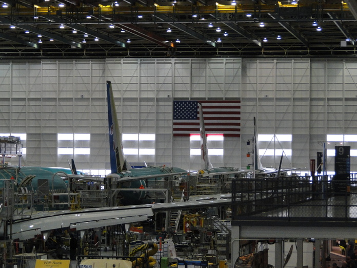Usine Boeing aux Etats Unis. Photo : C.Hardin Usine Boeing aux Etats Unis. Photo : C.Hardin