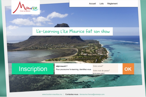 Le programme de formation en ligne se nomme L’île Maurice fait son show et il sera accessible aux agents de voyages et à tous ceux qui souhaitent améliorer leurs connaissances sur la destination - Cliquez sur l'image pour accéder à l'elearning - DR Le programme de formation en ligne se nomme L’île Maurice fait son show et il sera accessible aux agents de voyages et à tous ceux qui souhaitent améliorer leurs connaissances sur la destination - Cliquez sur l'image pour accéder à l'elearning - DR