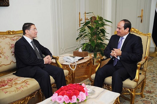 Lors de son passage en Egypte, le secrétaire général de l'OMT a rencontré le président égyptien - Photo : OMT