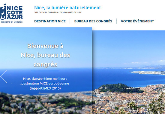 Bureau des Congrès de Nice met en ligne un nouveau site web pour le MICE