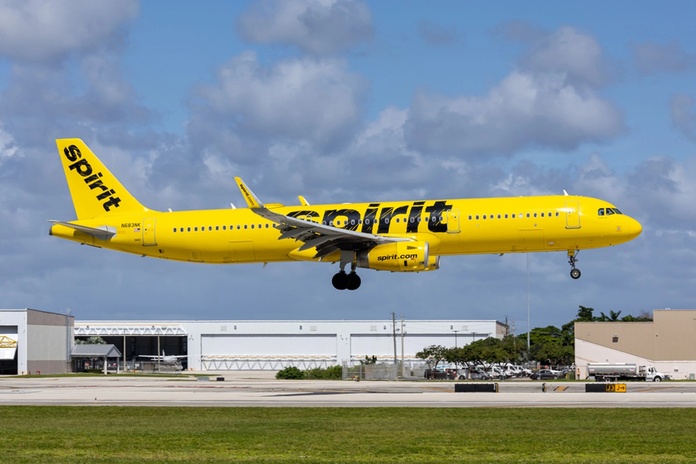 La compagnie low cost américaine, Spirit Airlines, toujours en proie à des difficultés financières. @depositphotos/Boarding2Now La compagnie low cost américaine, Spirit Airlines, toujours en proie à des difficultés financières. @depositphotos/Boarding2Now