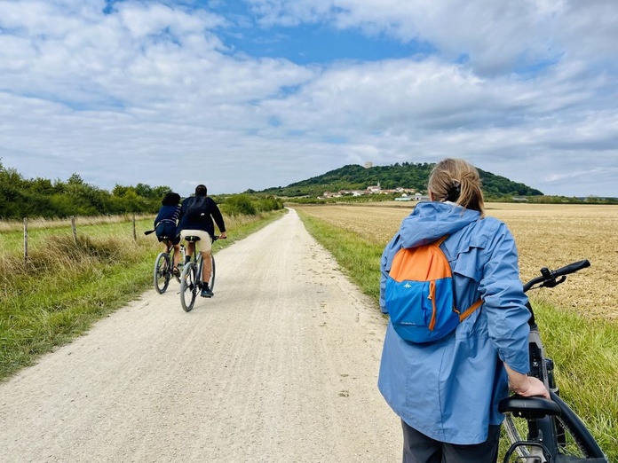 Le tour du lac de Madine à vélo, un must (© PB) Le tour du lac de Madine à vélo, un must (© PB)