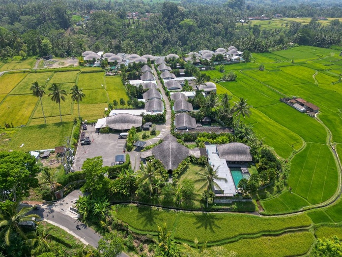 Vue aérienne du K-Club Ubud - Photo : K-Club Group