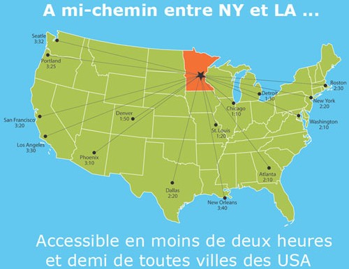 Minneapolis : une nouvelle porte d'entrée aux Etats-Unis