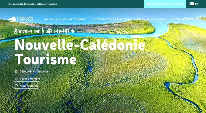 Nouvelle-Calédonie Tourisme a mis en ligne une plateforme destinée aux acteurs du tourisme - Capture écran nouvellecaledonie.travel/pro Nouvelle-Calédonie Tourisme a mis en ligne une plateforme destinée aux acteurs du tourisme - Capture écran nouvellecaledonie.travel/pro