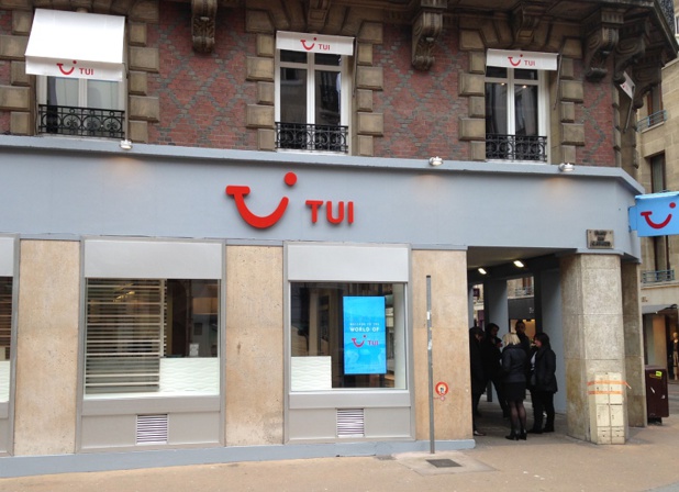 La façade du TUI Store de Rouen ouvert depuis décembre dernier - Photo TUI