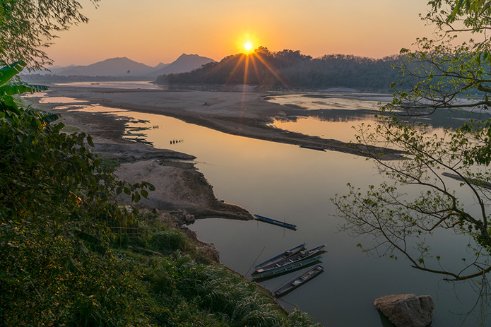 Luang Prabang au coucher du soleil © Easia Travel
