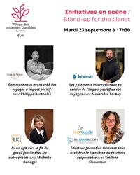 Les interventions de Stand-up for the Planet du 23 septembre - DR Les interventions de Stand-up for the Planet du 23 septembre - DR
