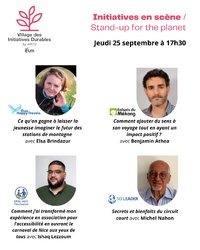 les interventions de Stand-up for the Planet du 25 septembre 2025 - DR les interventions de Stand-up for the Planet du 25 septembre 2025 - DR