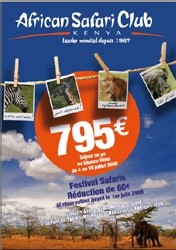 African Safari Club publie sa nouvelle brochure été/Automne 2008 African Safari Club publie sa nouvelle brochure été/Automne 2008