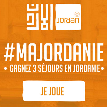 L'Office de Tourisme a lancé son jeu-concours #MaJordanie le 14 mars 2016 - Capture d'écran