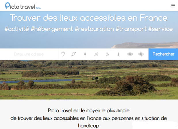 Picto Travel est un moteur de recherches de lieux accessibles en situation de handicap - (c) Picto Travel Picto Travel est un moteur de recherches de lieux accessibles en situation de handicap - (c) Picto Travel