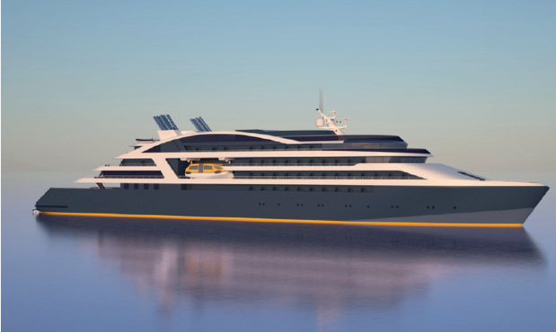 Les nouveaux navires de Ponant conserveront des dimensions "humaines" - DR : Ponant Les nouveaux navires de Ponant conserveront des dimensions "humaines" - DR : Ponant
