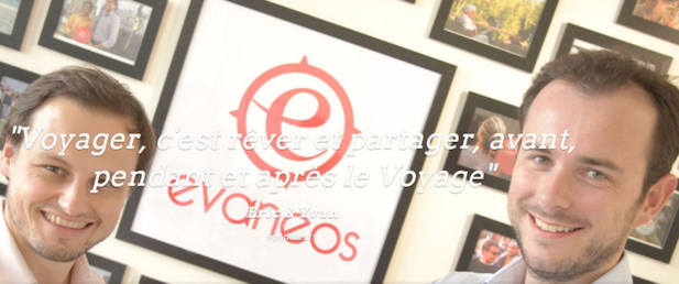 Eric La Bonnardière et Yvan Wibaux, les deux co-fondateurs d'Evaneos. DR Evaneos. Eric La Bonnardière et Yvan Wibaux, les deux co-fondateurs d'Evaneos. DR Evaneos.