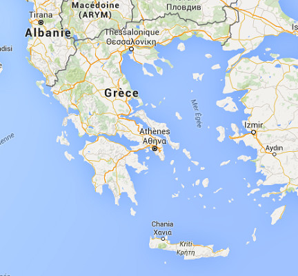 Les niveaux de réservation pour 2016 sont bons en Grèce - DR : Google Maps
