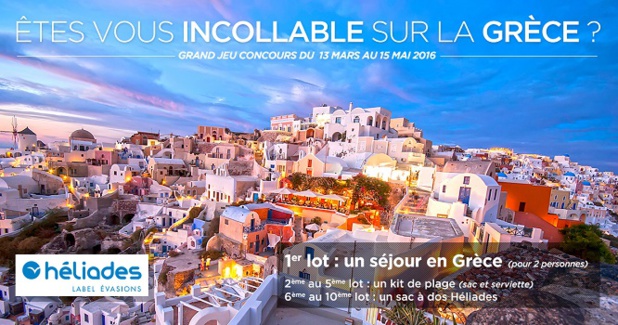 Le jeu d'Héliades est en ligne jusqu'au 15 mai 2016 sur Facebook - DR : Héliades Le jeu d'Héliades est en ligne jusqu'au 15 mai 2016 sur Facebook - DR : Héliades