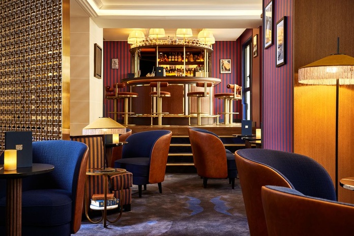 Au bar, une ambiance très british - Photo : Sofitel Paris Baltimore Tour Eiffel