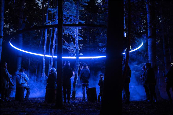 Parcours enchanté célébrant la vie et les valeurs de la grande Nation wendat (Wendake) © Onhwa Lumina