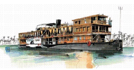 VDM a complètement rénové le bateau SS Sudan (croisières sur le Nil).